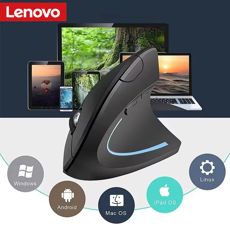 Lenovo Wireless Vertical Mouse - مراجعة Ergonomic Mouse Vertical وسعره