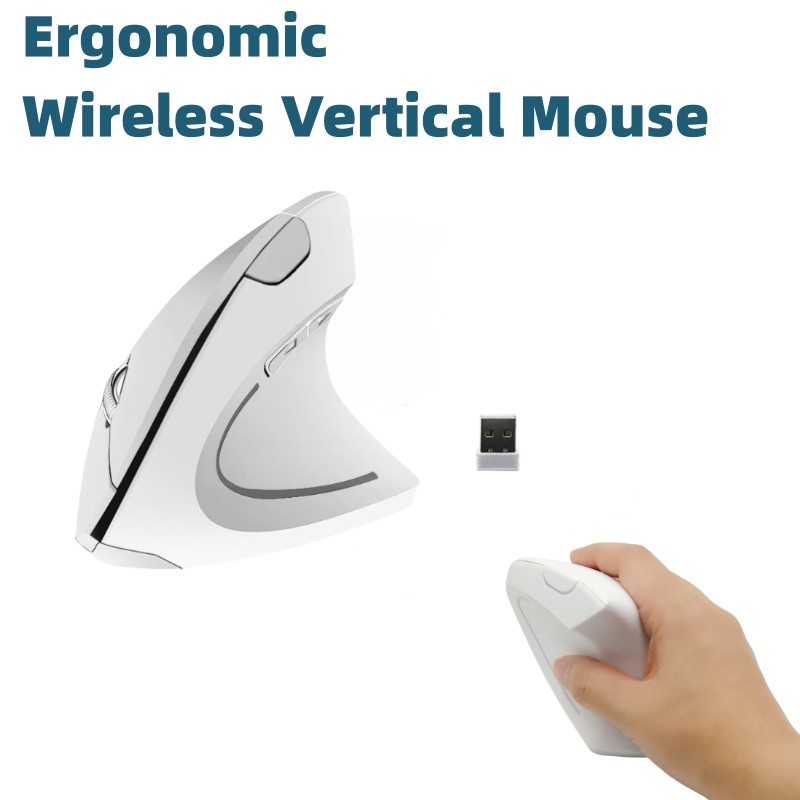 2.4G Vertical Wireless Ergonom - مراجعة Ergonomic Mouse Vertical وسعره
