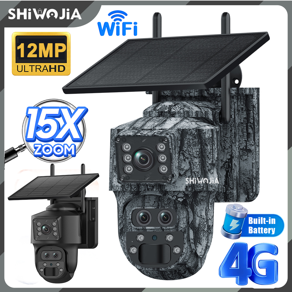 4G Lte Router Sim - SHIWOJIA 12MP 15X Zoom 4G Sim