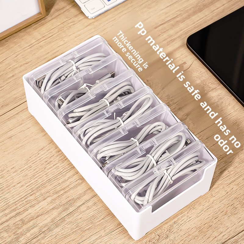 Desktop Cable Organizer Box US - مراجعة Office Tech Management وسعره