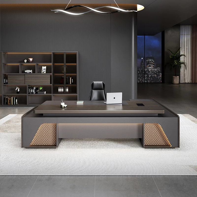 ❀zz Luxury Modern Ceo L Shape - مراجعة Office Tech Management وسعره