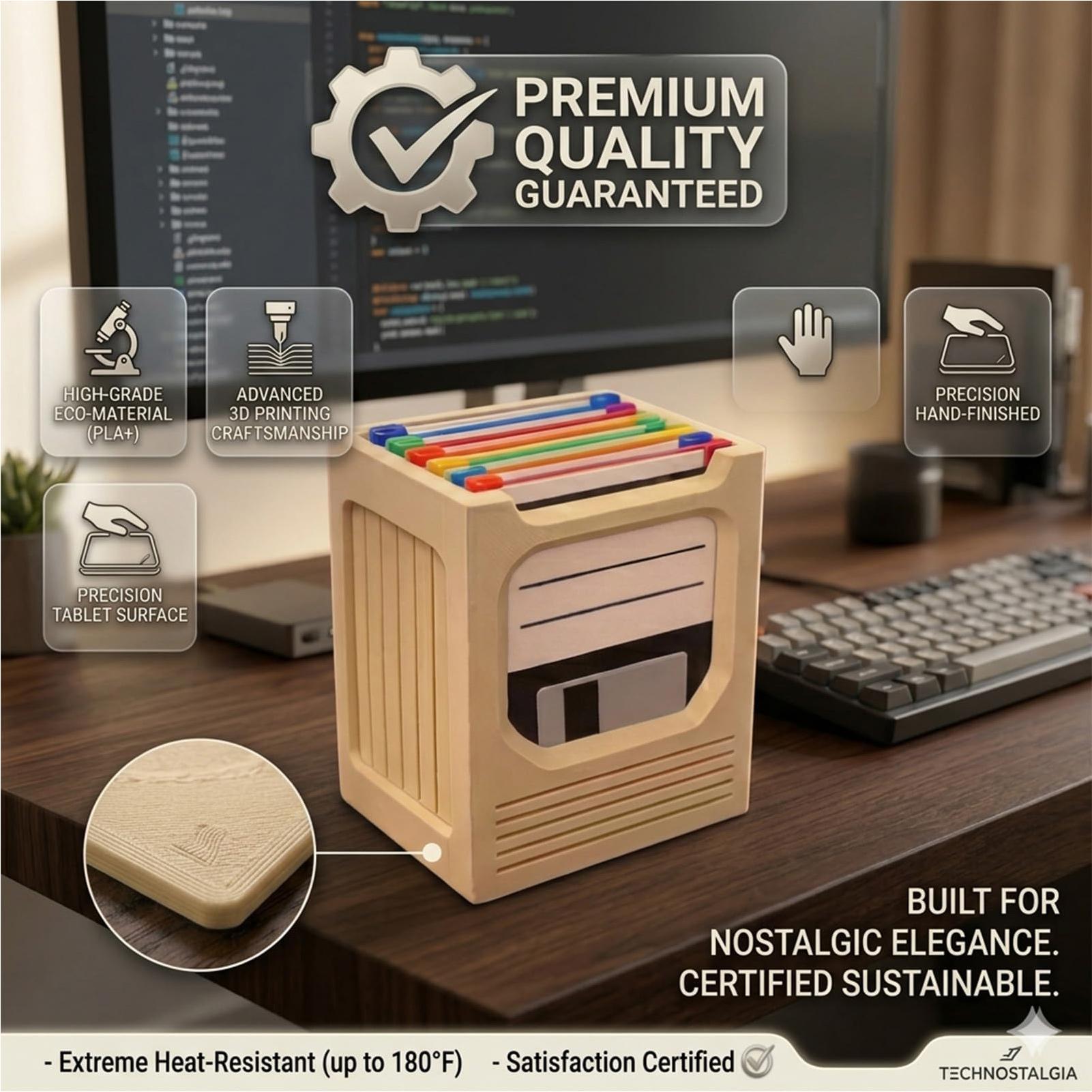 Retro Tech Coaster Holder Set - مراجعة Office Tech For Home وسعره