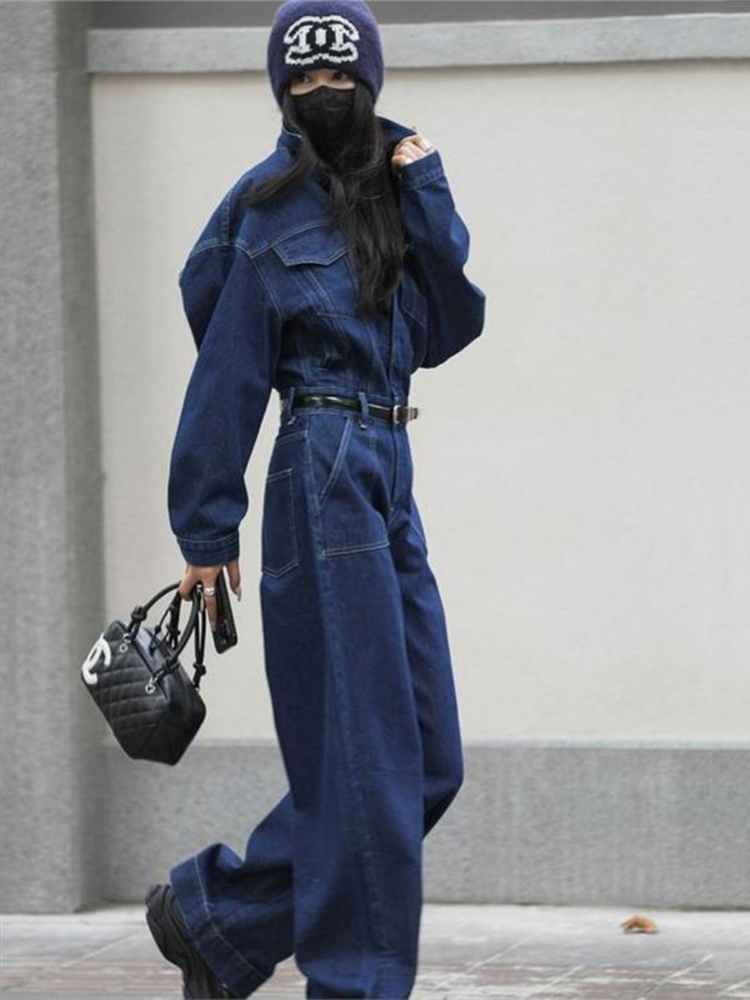 Street Denim Jeans Jumpsuit fo - مراجعة Office High Tech وسعره