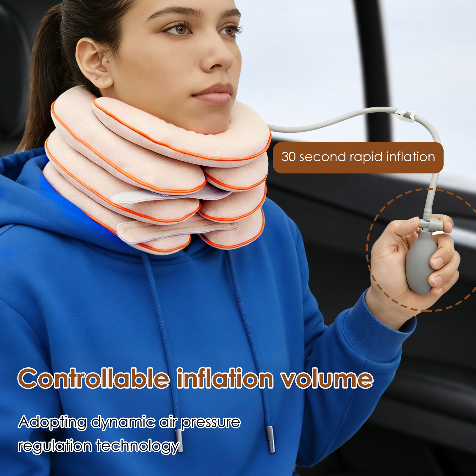 Inflatable Neck Stretcher Tech - مراجعة Office Tech For Home وسعره