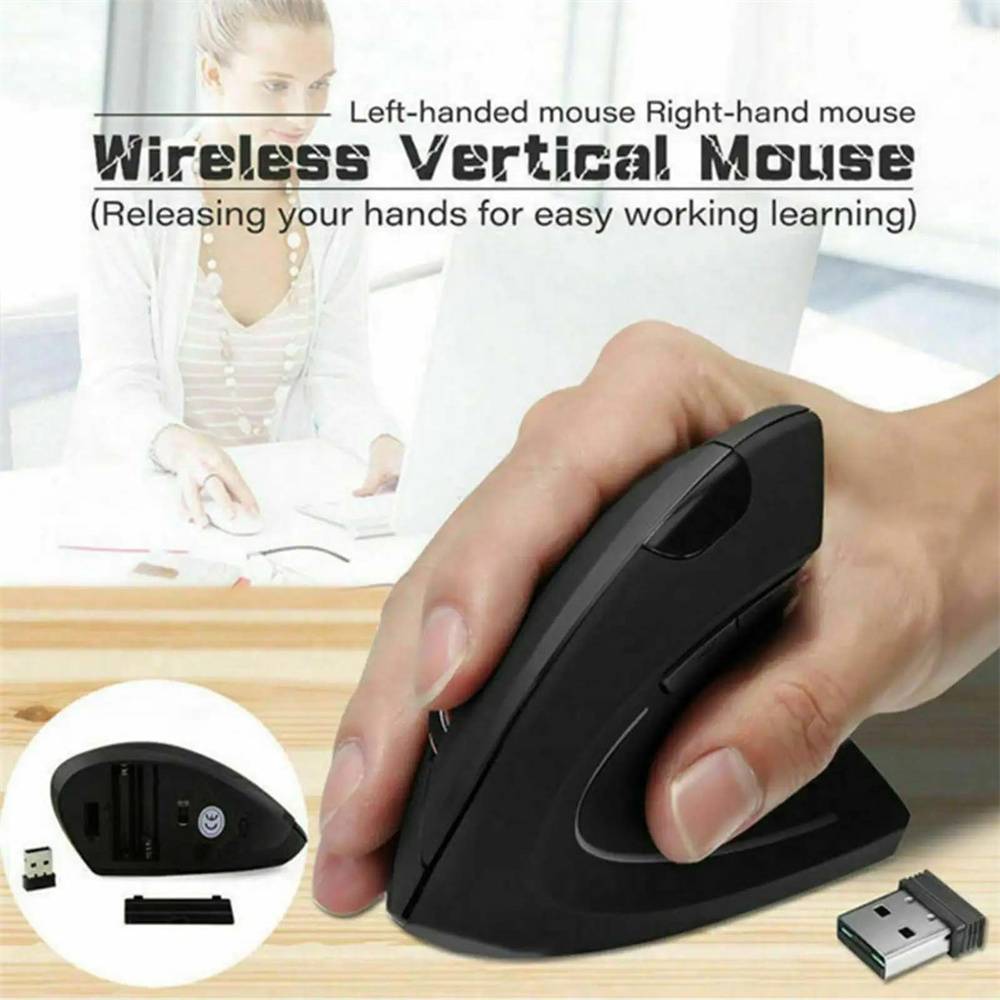 Vertical Mouse Ergonomic 2.4GH - مراجعة Ergonomic Mouse Vertical وسعره