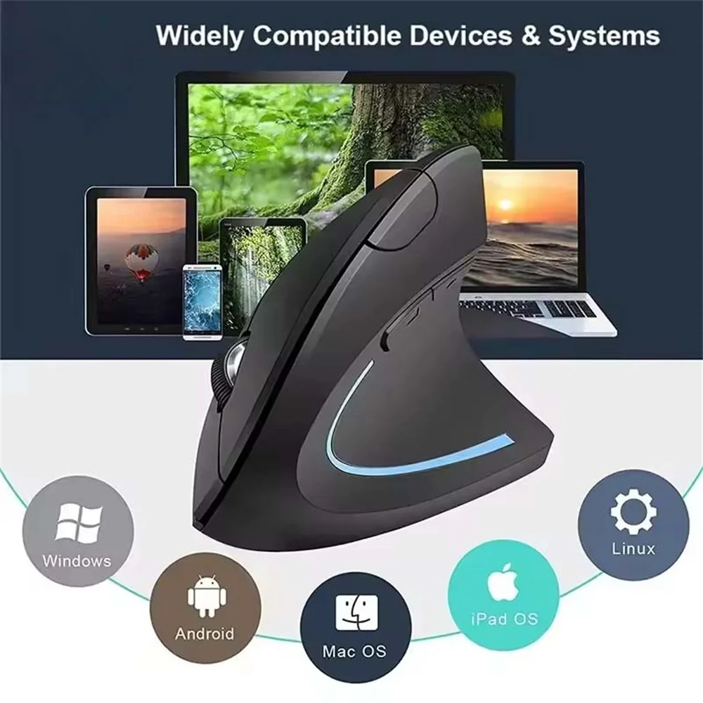 Vertical Mouse Ergonomic 2.4GH - مراجعة Ergonomic Mouse Vertical وسعره