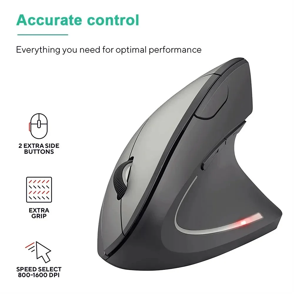 Vertical Mouse Ergonomic 2.4GH - مراجعة Ergonomic Mouse Vertical وسعره