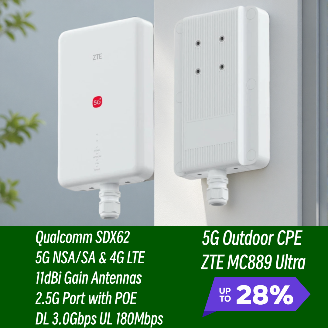 Global Version ZTE 5G Outdoor  - مراجعة 4G Lte Router Sim وسعره