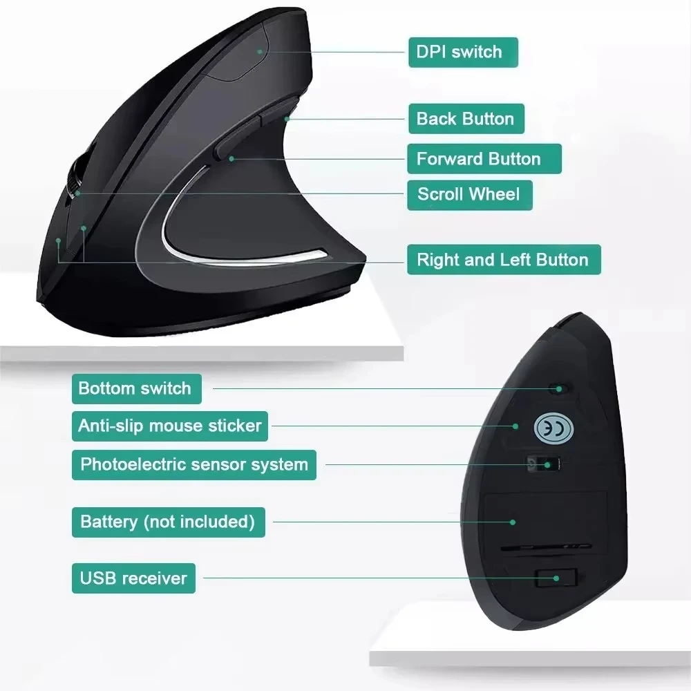 Lenovo Wireless Vertical Mouse - مراجعة Ergonomic Mouse Vertical وسعره