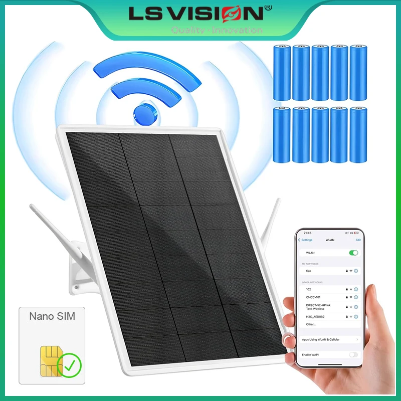 LS VISION Solar 4G LTE Modem R - مراجعة 4G Lte Router Sim وسعره