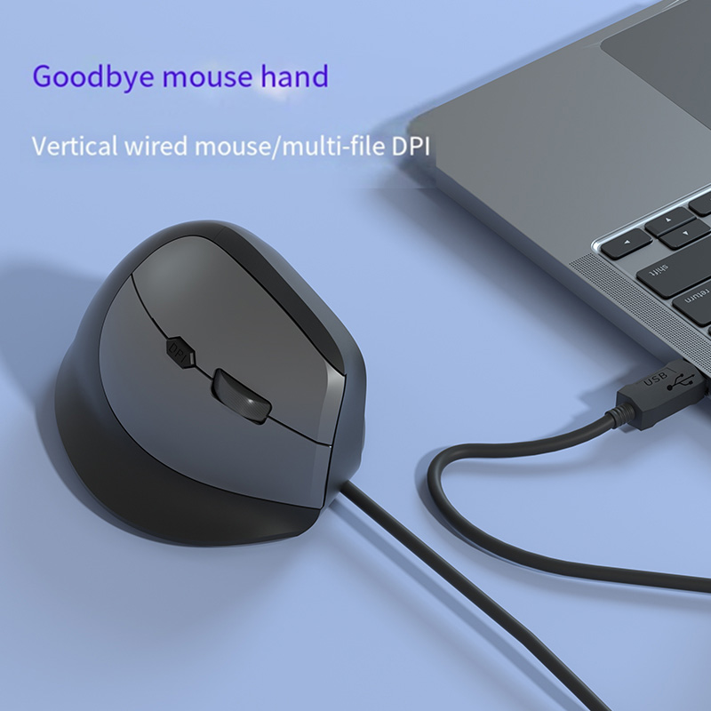 Wired Right Hand Vertical RGB  - مراجعة Ergonomic Mouse Vertical وسعره
