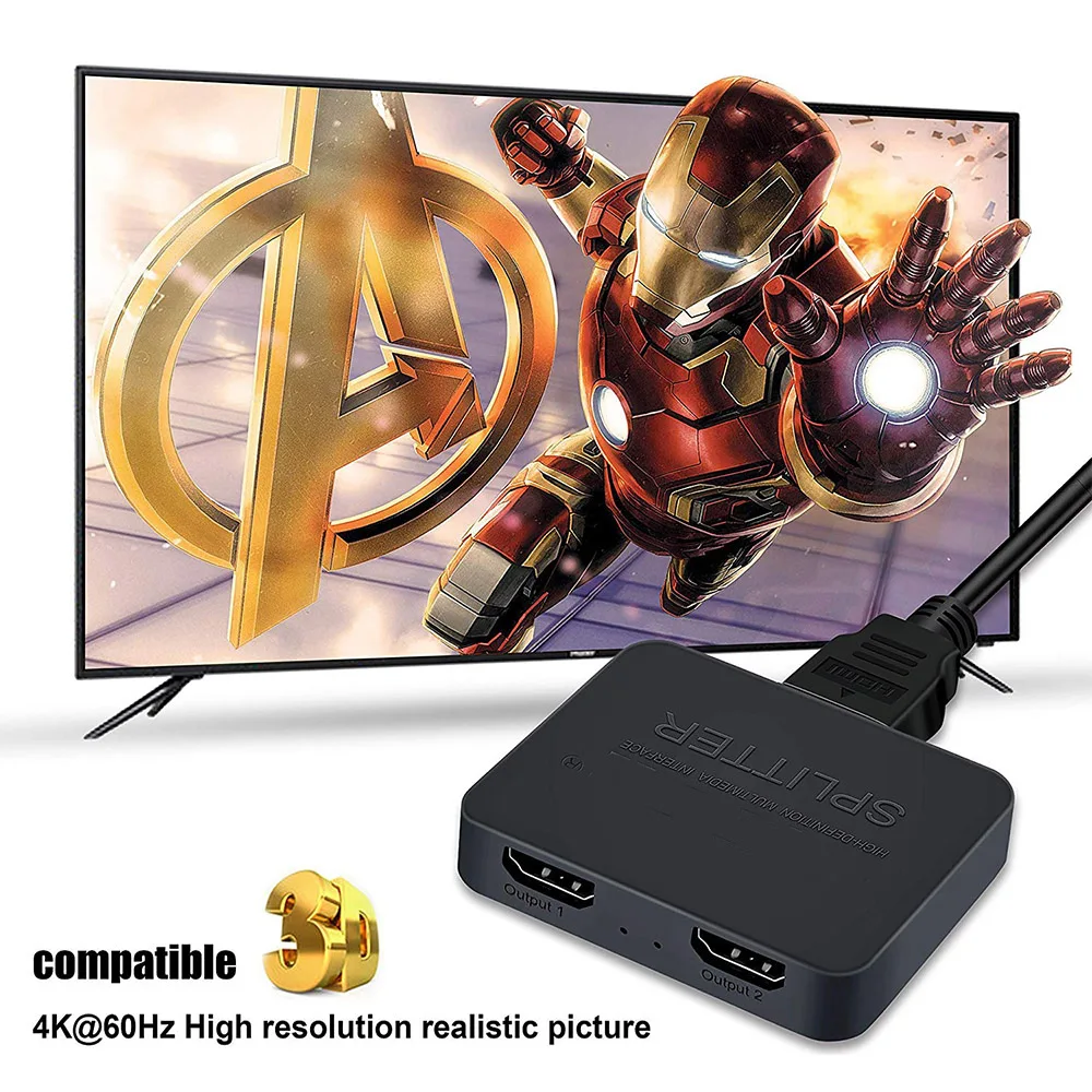 1-in-2-Out 4K Switch Video HDM - مراجعة Kvm Switch Dual Monitor وسعره