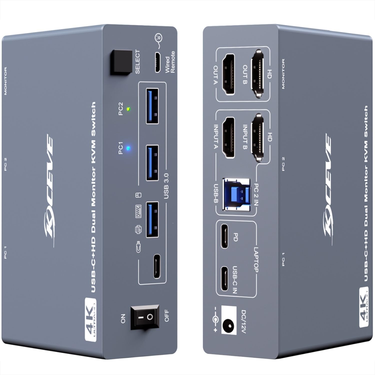 KVM Switch 2 Monitors 1 Laptop - مراجعة Kvm Switch Dual Monitor وسعره