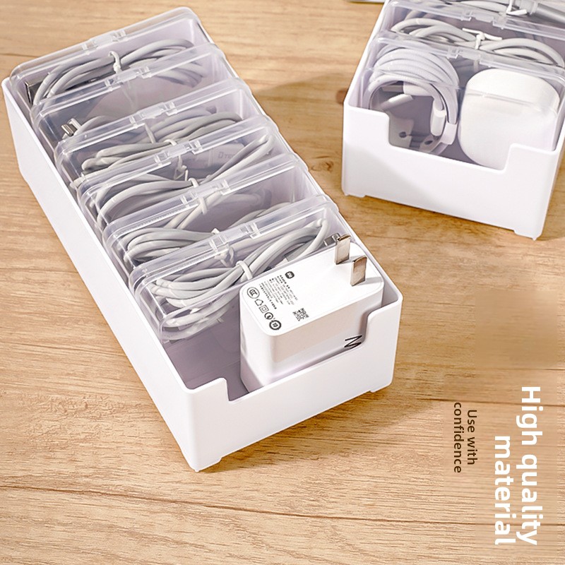 Desktop Cable Organizer Box US - مراجعة Office Tech Management وسعره
