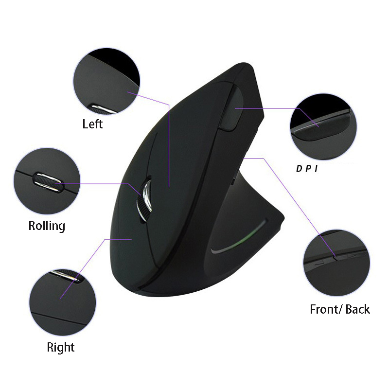 Left Right Hand Mouse Vertical - مراجعة Ergonomic Mouse Vertical وسعره