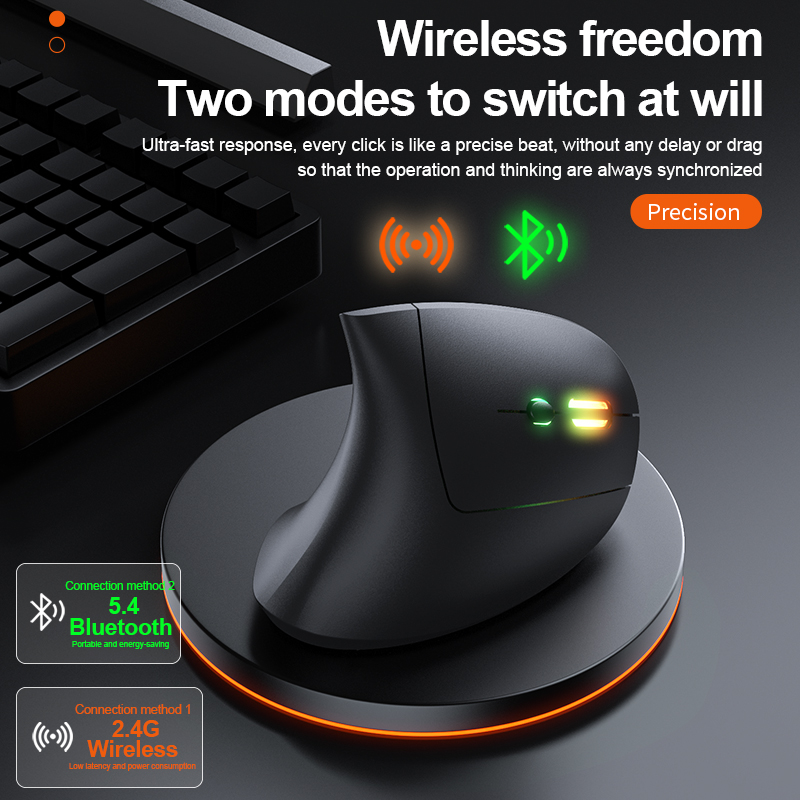 2.4G Bluetooth Wireless Vertic - مراجعة Ergonomic Mouse Vertical وسعره