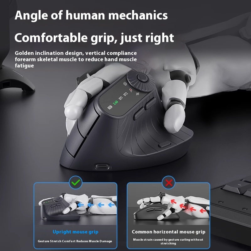 Monster M2 PRO MAX Gaming Mous - مراجعة Ergonomic Mouse Vertical وسعره