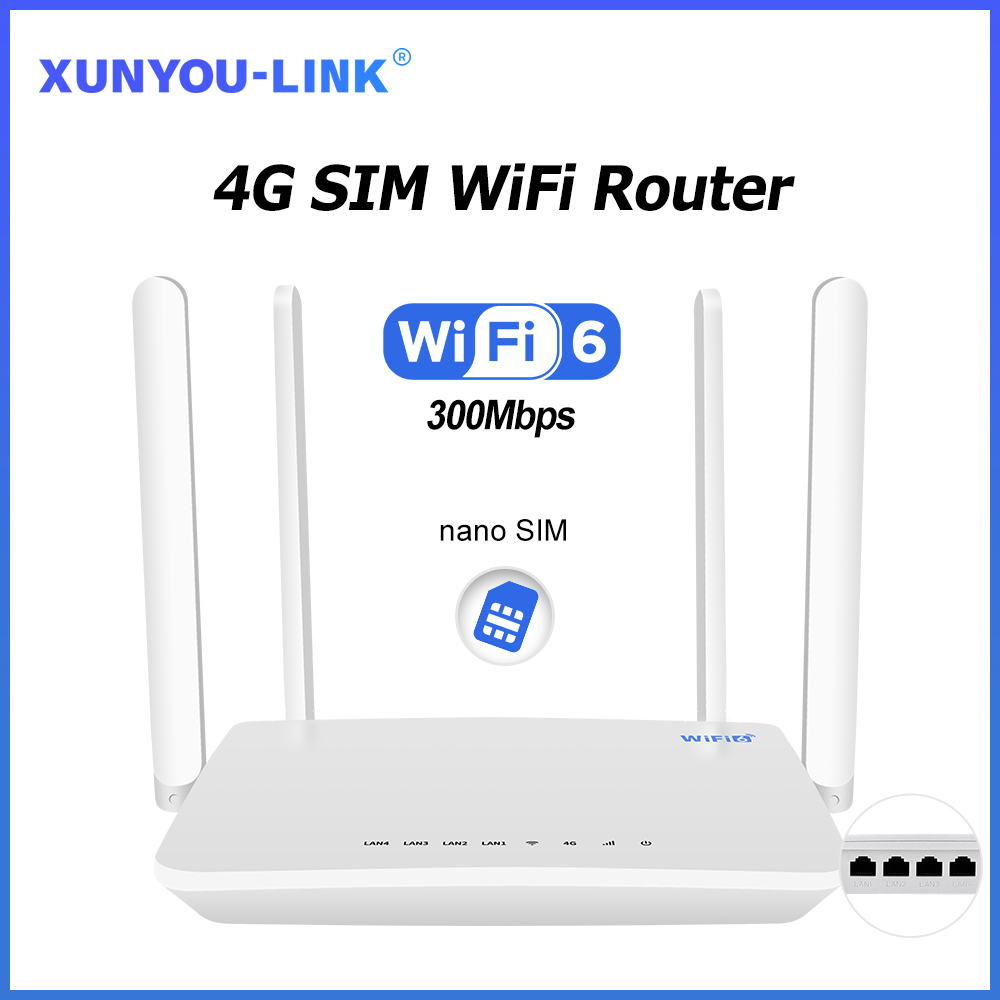 XUNYOU-LINK 4G SIM WiFi Router - مراجعة 4G Lte Router Sim وسعره