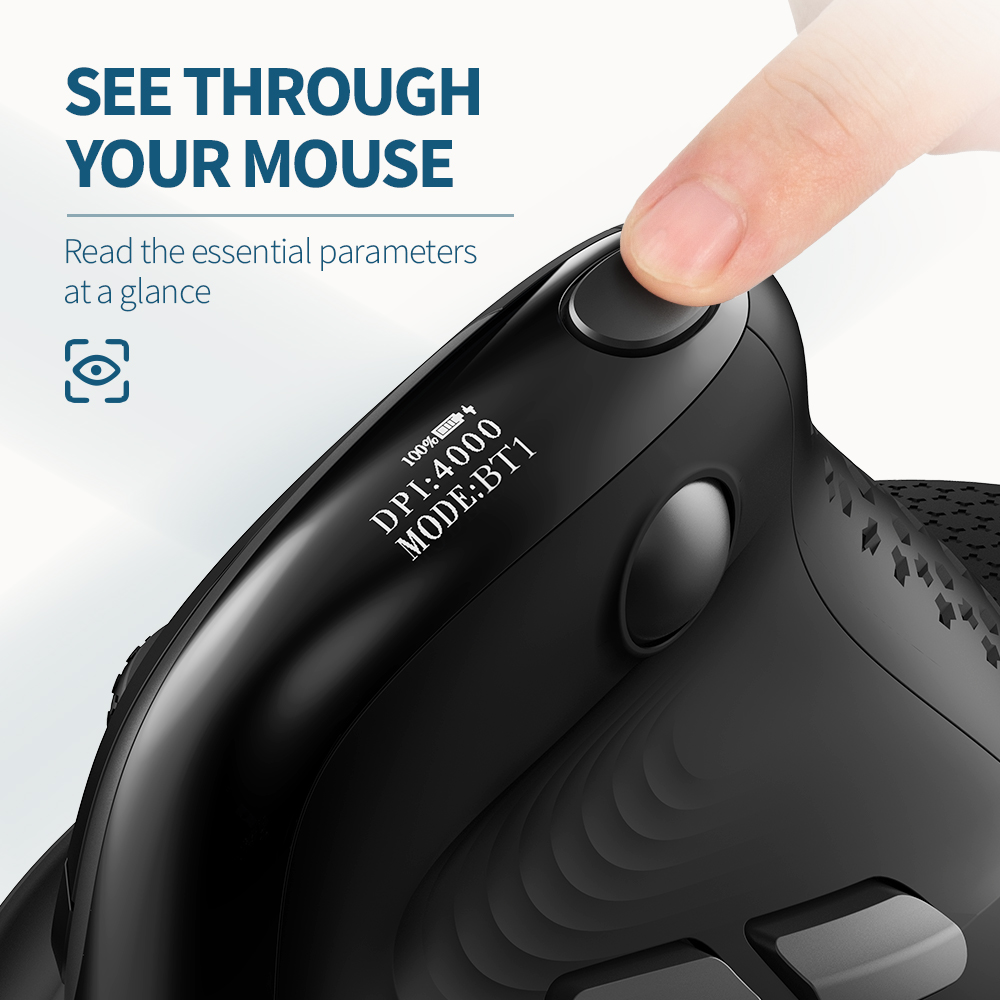 Delux M618XSD Seeker Ergonomic - مراجعة Ergonomic Mouse Vertical وسعره