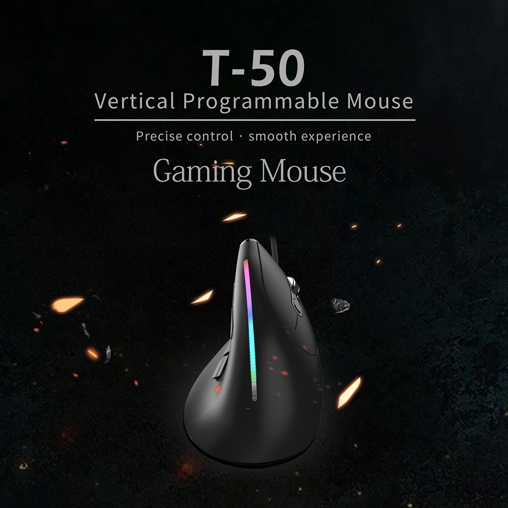 ZELOTES Gaming USB Wired Mice  - مراجعة Ergonomic Mouse Vertical وسعره