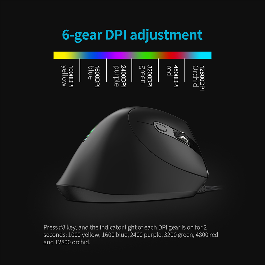 ZELOTES Gaming USB Wired Mice  - مراجعة Ergonomic Mouse Vertical وسعره