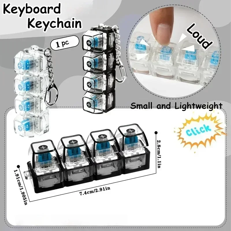 1pcs LED Keyboard Keycap Stres - مراجعة The Office Tech وسعره