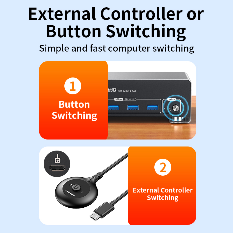 Unnlink 4K 120Hz HDMI + DP Dua - مراجعة Kvm Switch Dual Monitor وسعره