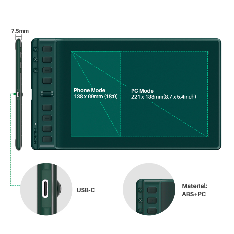 Multi-colored Graphics Tablets - مراجعة Drawing Pad Signature وسعره