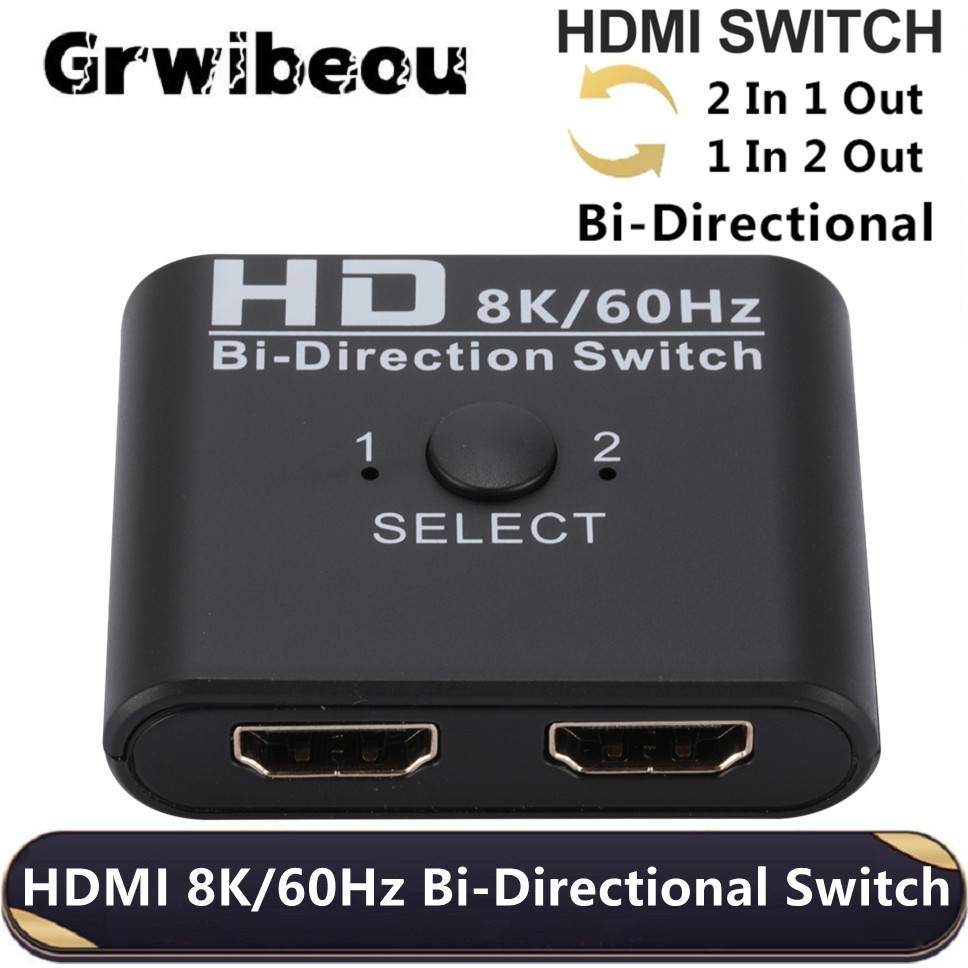 HDMI Switch Splitter 8K 60Hz 4 - مراجعة Kvm Switch Dual Monitor وسعره
