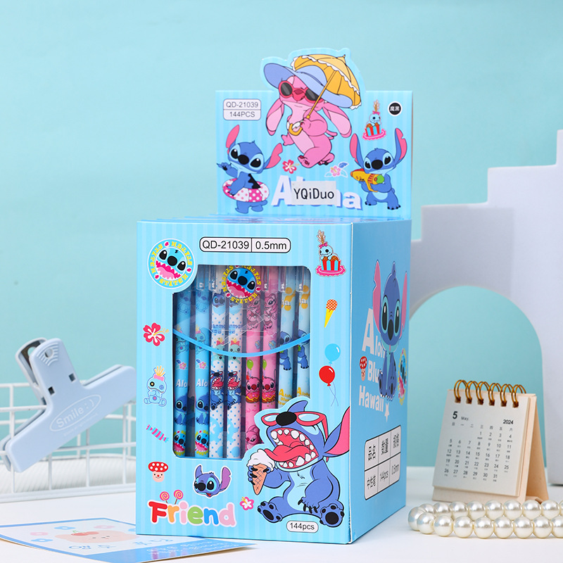 Disney 12pcs Stitch Gel Pens A - مراجعة Office High Tech وسعره