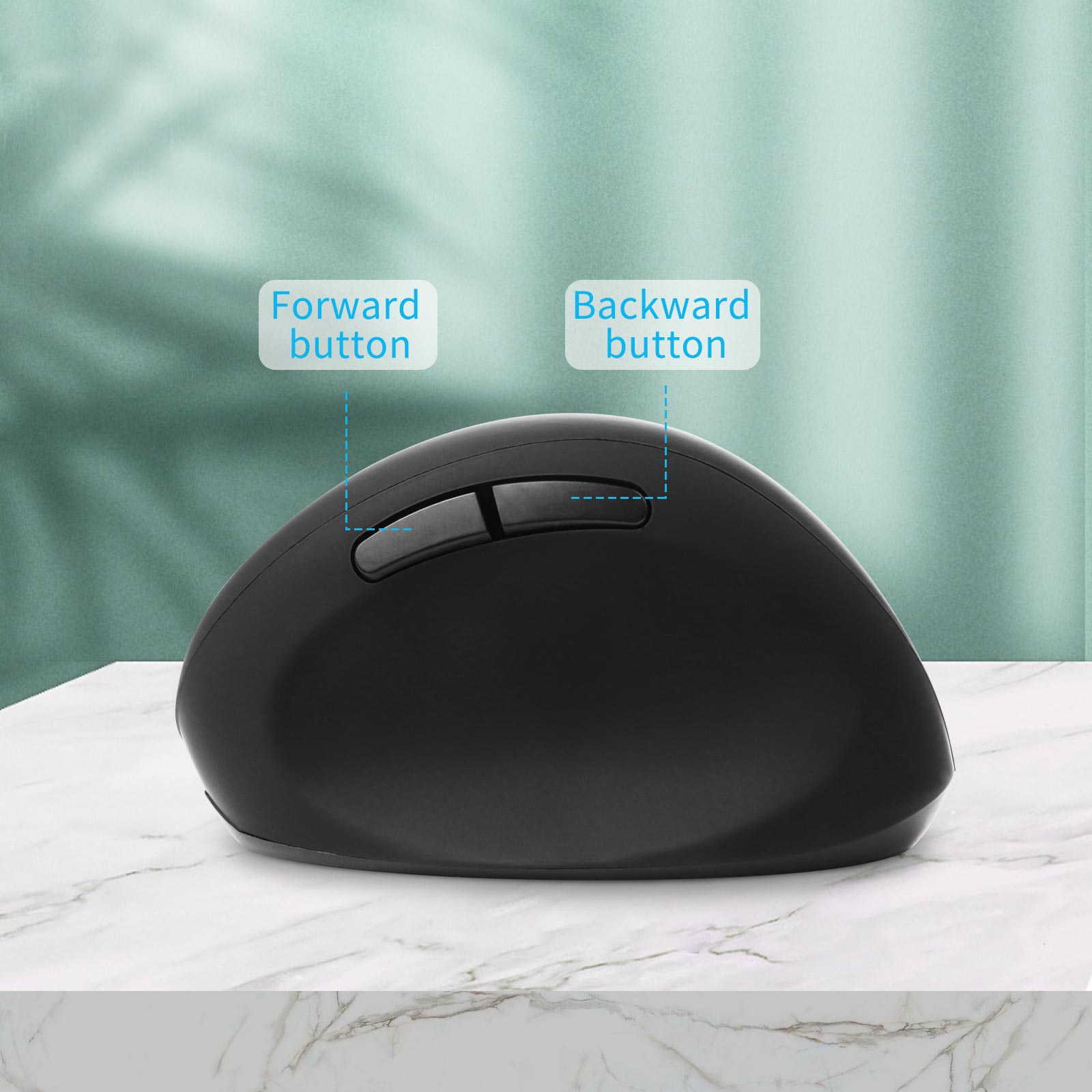 Wireless 2.4G Mouse DPI Adjust - مراجعة Ergonomic Mouse Vertical وسعره