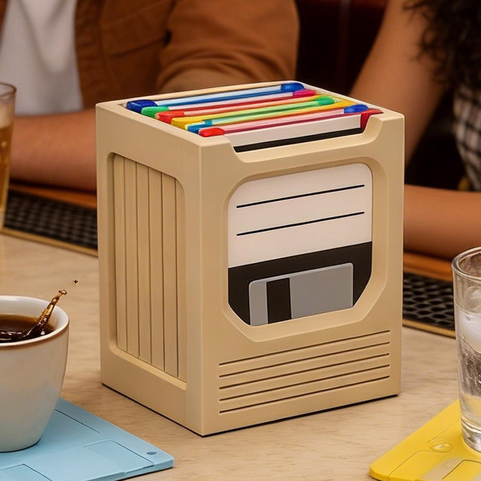 Retro Tech Coaster Holder Set  - مراجعة Office Tech For Home وسعره