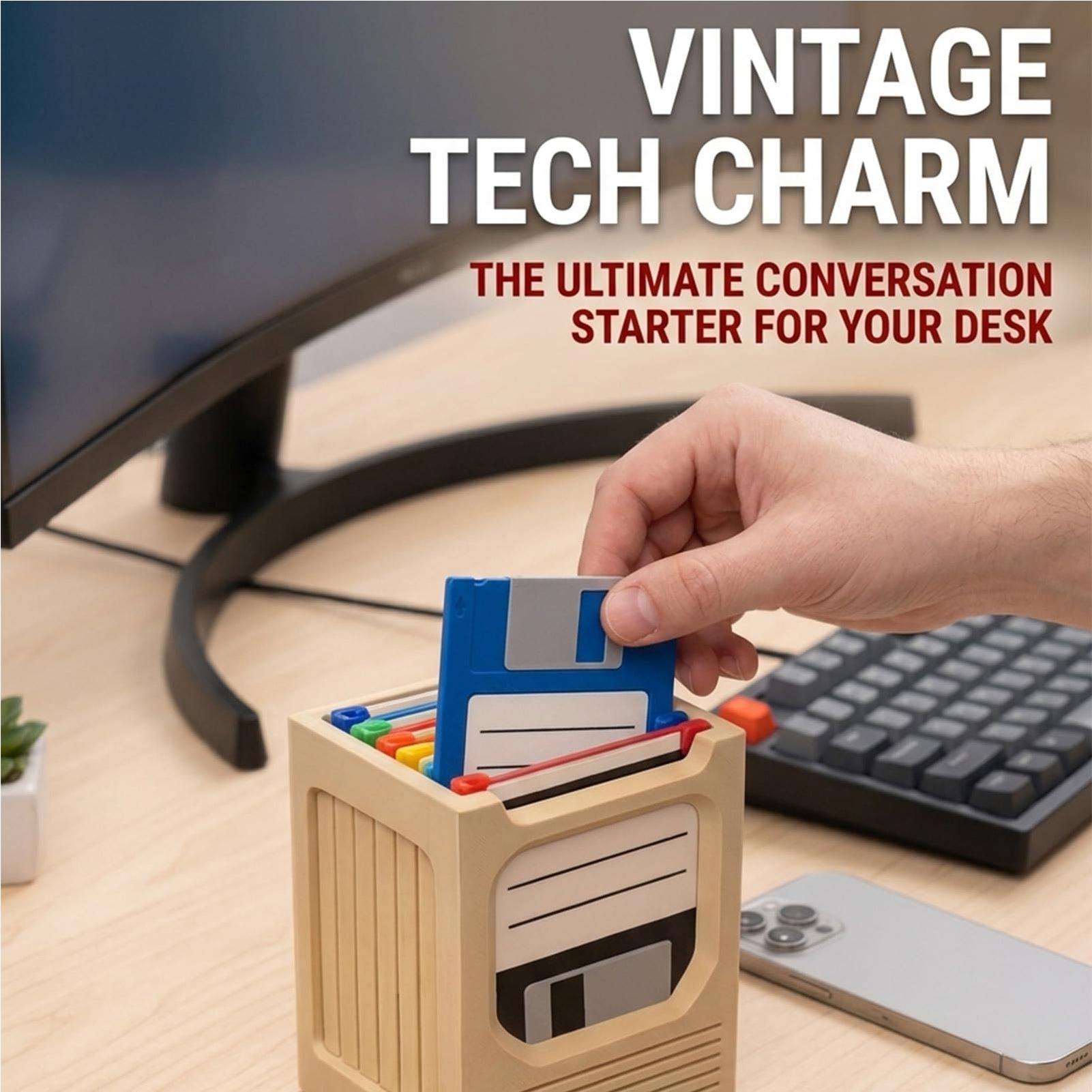 Retro Tech Coaster Holder Set  - مراجعة Office Tech For Home وسعره
