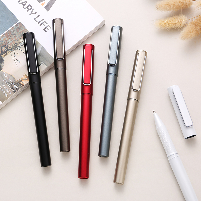 Metal Rollerball Pen Black Ref - مراجعة Office High Tech وسعره