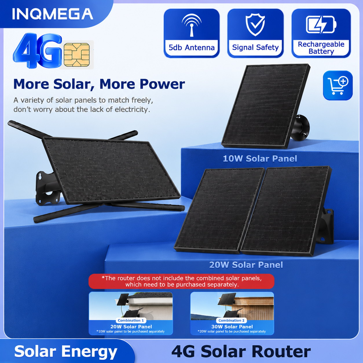 INQMEGA 4G LTE Solar Router 2. - مراجعة 4G Lte Router Sim وسعره