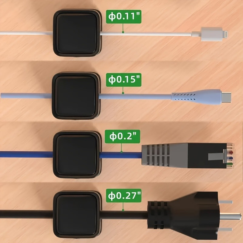 12-Pack Cable Organizers — the - مراجعة Office Tech Management وسعره