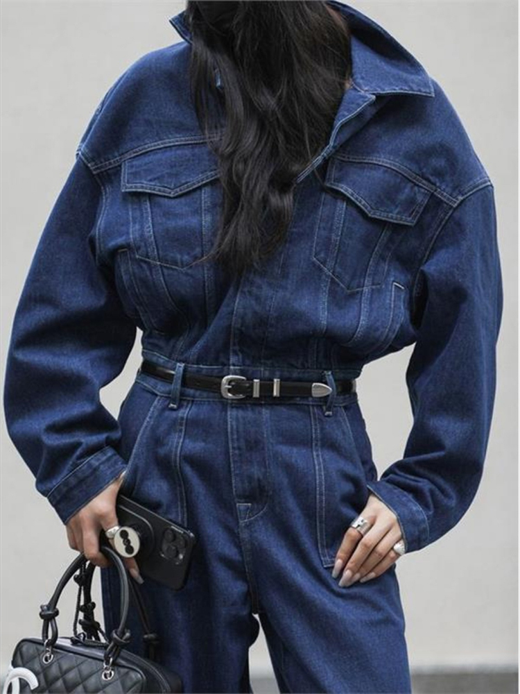 Street Denim Jeans Jumpsuit fo - مراجعة Office High Tech وسعره
